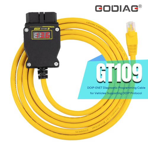 GODIAG GT109 DOIP-ENET Diagnostic Programming Cable Support New Car BMW Benz VW AUDI DOIP Protocol