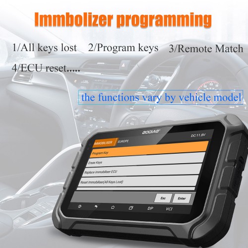 Original GODIAG GD801 Key Programmer and Mileage Correction Tool Support Multi-Languages Same Function as OBDSTAR X300 DP
