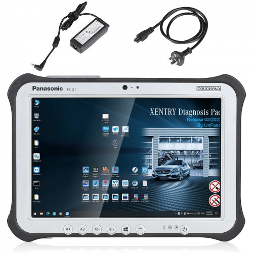 Panasonic FZ-G1 I5 3rd generation 10.1" Tablet 8G with V2023.06 BMW ICOM Software & 2023.6 Benz SD C4 Xentry 2 in 1