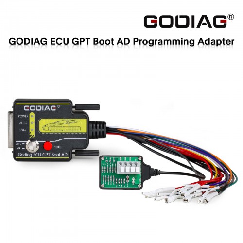 GODIAG ECU GPT Boot Adapter Write ECU Data by OBD2 Bench or GTP Bench without Disassembling ECU Work with J2534 Devices
