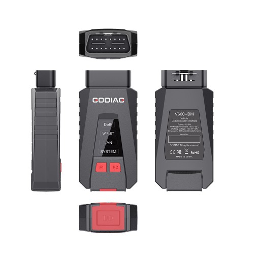 GODIAG V600-BM V2021.06  Diagnostic and Programming Tool for BMW with Software 500G HDD Supports English,German,Spanish,Russian