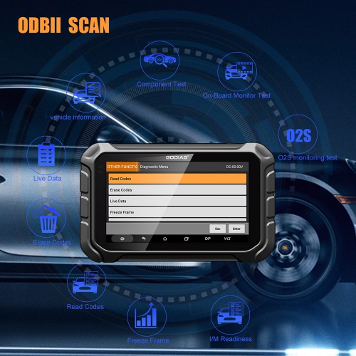 [FLASH SALE] GODIAG GD801 ODOMASTER 7 inch Tablet OBDII Mileage Correction Tool Free Update Online