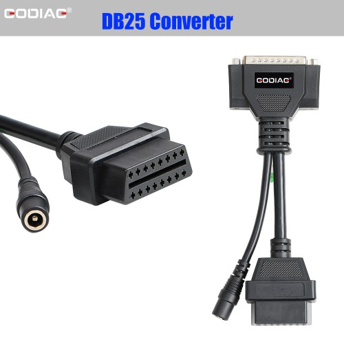 GODIAG OBD2 To DB25 Cable Works With Progessional Diagnostic Tool To Perform ECU Programming