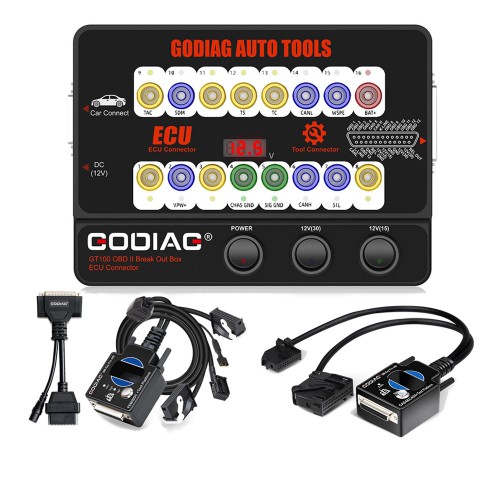 [Engineer Recommend][EU/UK Ship]GODIAG GT100 Breakout Box ECU Tool with BMW CAS4 CAS4+ and FEM BDC Test Platform Support All Key Lost