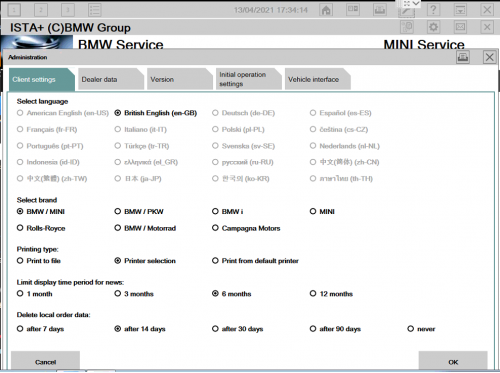 1TB SSD BMW ISTA-D 4.39 ISTA-P 68.0.800 Software Win10 for GODIAG V600-BM