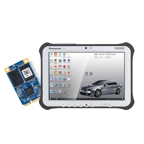 GODIAG V600-BM for BMW with Second-hand Lenovo T440p V2023.06 BMW ICOM Software & 2023.3 Benz SD C4 Xentry 2 in 1 Ready to Use