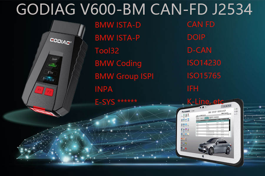 GODIAG V600 supported protocol